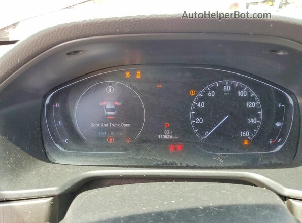 1HGCV1F16JA210569 2018 HONDA ACCORD Темно-бордовый Вид щитка приборов