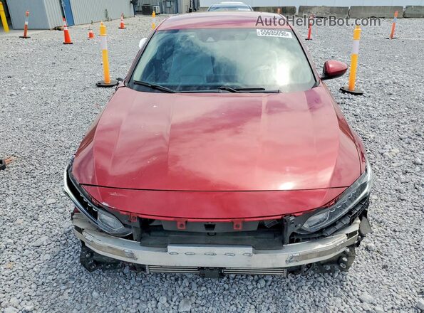 1HGCV1F16JA210569 2018 HONDA ACCORD Темно-бордовый Вид спереди