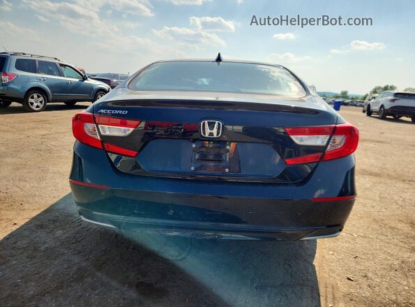 1HGCV1F16KA009952 2019 HONDA ACCORD Black Вид ззаду