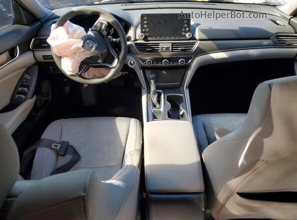 1HGCV1F16KA077555 2019 HONDA ACCORD Blue Առջևի վահանակի տեսք