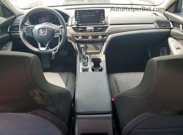 1HGCV1F16KA079435 2019 HONDA ACCORD Белый Вид панели приборов
