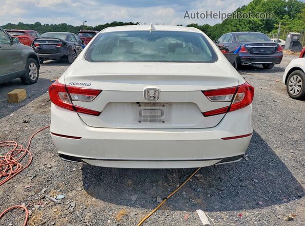 1HGCV1F16KA079435 2019 HONDA ACCORD Белый Вид сзади