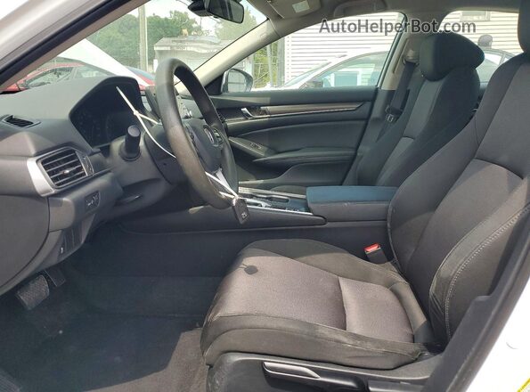 1HGCV1F16KA079435 2019 HONDA ACCORD Белый Вид салона спереди