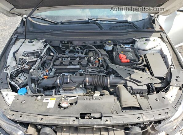 1HGCV1F16KA079435 2019 HONDA ACCORD Белый Вид задней части салона