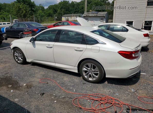 1HGCV1F16KA079435 2019 HONDA ACCORD Белый Задняя левая четверть