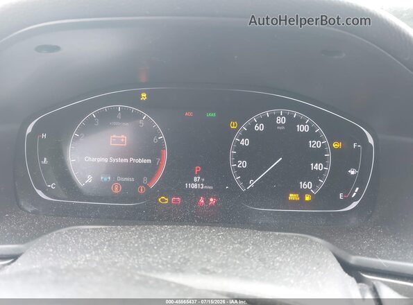 1HGCV1F16KA097112 2019 HONDA ACCORD Gray Vista de los asientos traseros