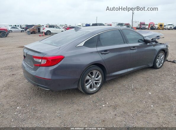 1HGCV1F16KA097112 2019 HONDA ACCORD Gray Trasero derecho
