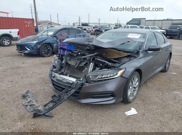 1HGCV1F16KA097112 2019 HONDA ACCORD Gray Vista frontal