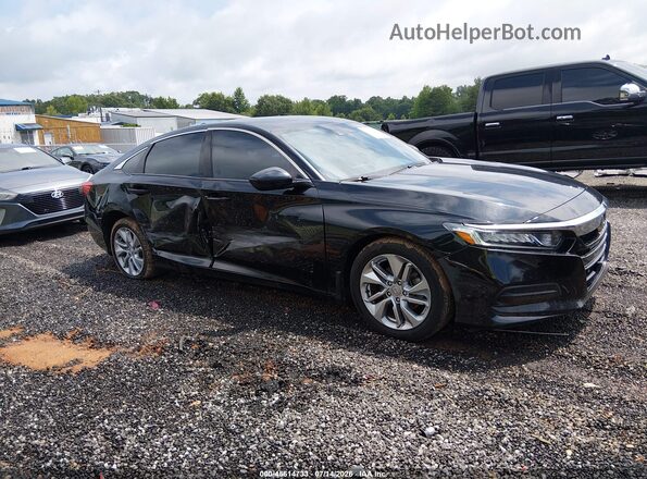 1HGCV1F16KA118332 2019 HONDA ACCORD Black Vista frontal