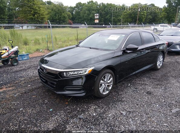 1HGCV1F16KA118332 2019 HONDA ACCORD Black Vista tres cuartos delantera izquierda
