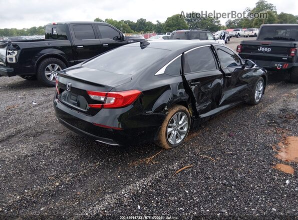 1HGCV1F16KA118332 2019 HONDA ACCORD Black Trasero derecho