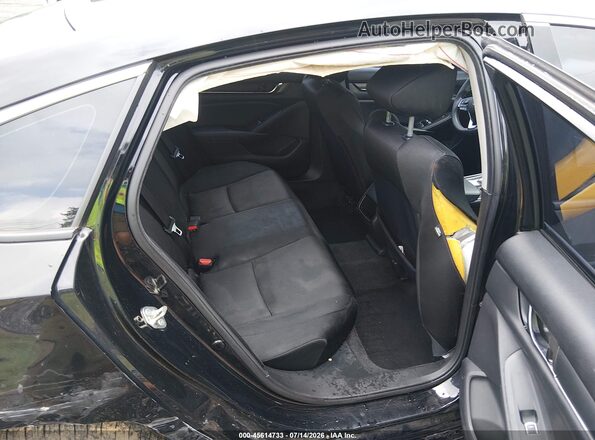 1HGCV1F16KA118332 2019 HONDA ACCORD Black Vista de la etiqueta del VIN