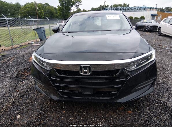 1HGCV1F16KA118332 2019 HONDA ACCORD Black Vista del cuadro de instrumentos