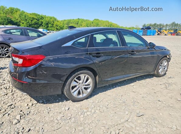1HGCV1F16KA123465 2019 HONDA ACCORD Черный Задняя правая четверть