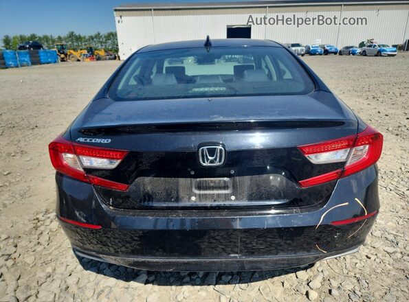 1HGCV1F16KA123465 2019 HONDA ACCORD Черный Вид сзади
