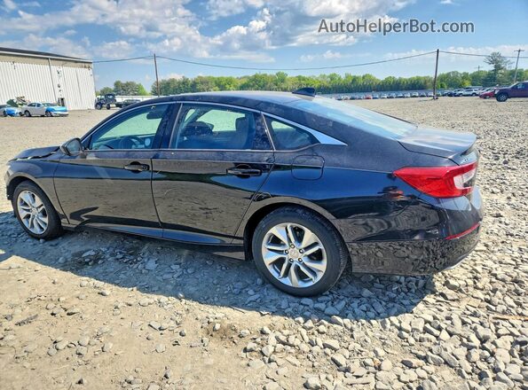 1HGCV1F16KA123465 2019 HONDA ACCORD Черный Задняя левая четверть