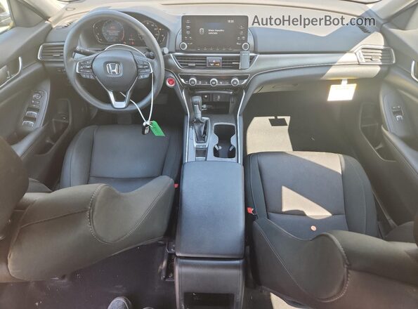 1HGCV1F16KA123465 2019 HONDA ACCORD Черный Вид панели приборов