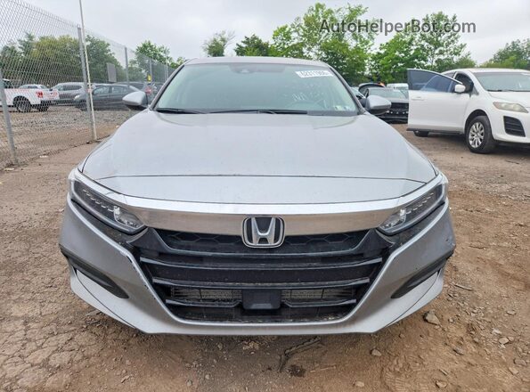 1HGCV1F16KA140105 2019 HONDA ACCORD Silver წინა ხედი