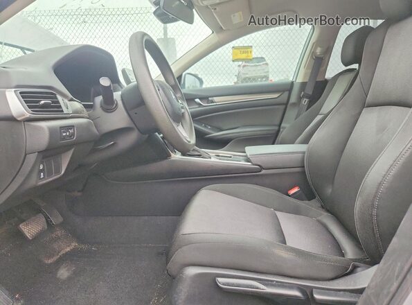 1HGCV1F16KA140105 2019 HONDA ACCORD Silver წინა სალონის ხედი