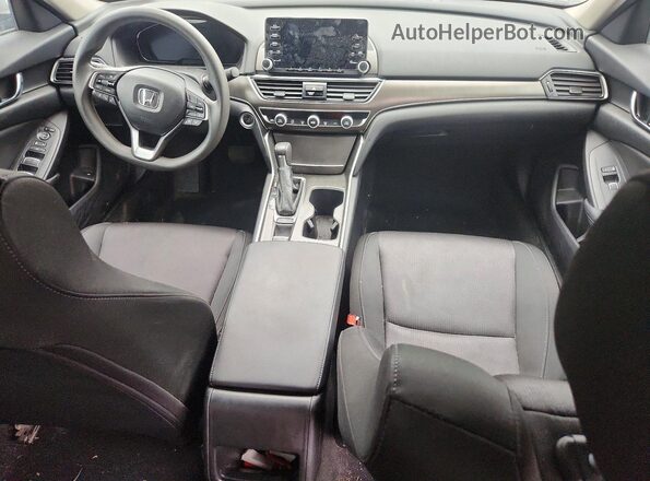 1HGCV1F16KA140105 2019 HONDA ACCORD Silver წინა პანელის ხედი