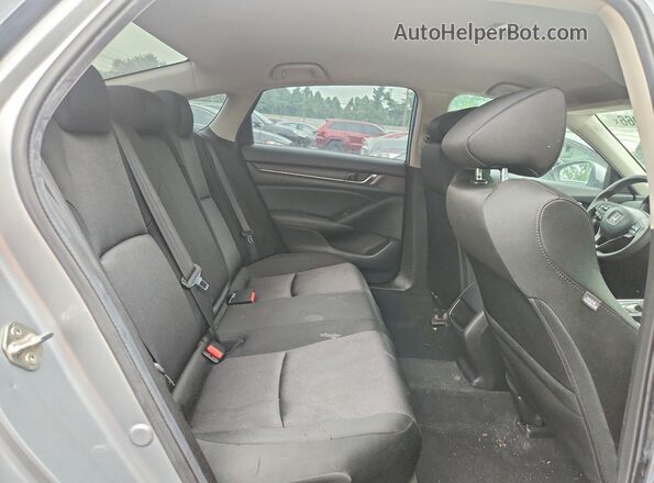 1HGCV1F16KA140105 2019 HONDA ACCORD Silver უკანა სავარძლების ხედი
