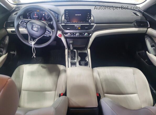 1HGCV1F16LA007958 2020 HONDA ACCORD White წინა პანელის ხედი