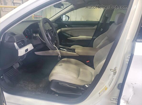 1HGCV1F16LA007958 2020 HONDA ACCORD White წინა სალონის ხედი
