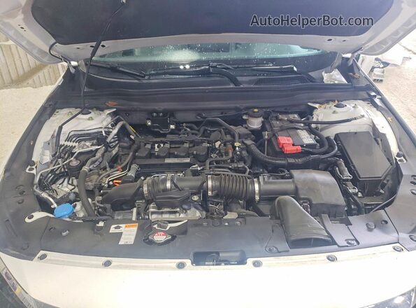 1HGCV1F16LA007958 2020 HONDA ACCORD White უკანა სალონის ხედი
