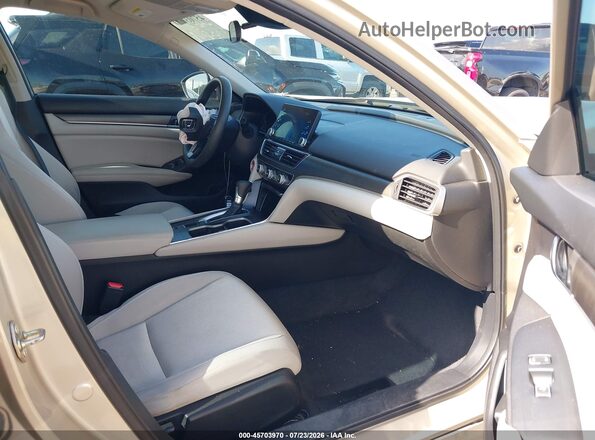 1HGCV1F16LA049305 2020 HONDA ACCORD Gold Front interior view