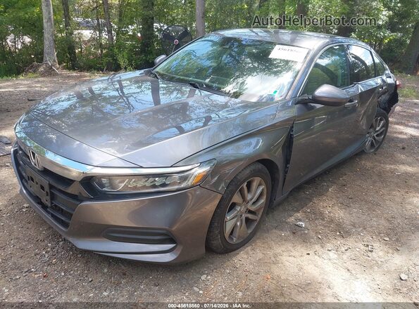 1HGCV1F16LA067982 2020 HONDA ACCORD Gray Передня ліва чверть