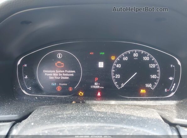 1HGCV1F16LA067982 2020 HONDA ACCORD Gray Вид задніх сидінь