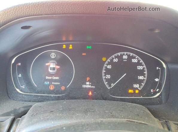 1HGCV1F16LA076469 2020 HONDA ACCORD Red Vista del cuadro de instrumentos