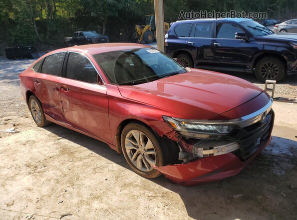 1HGCV1F16LA076469 2020 HONDA ACCORD Red Vista de la etiqueta del VIN