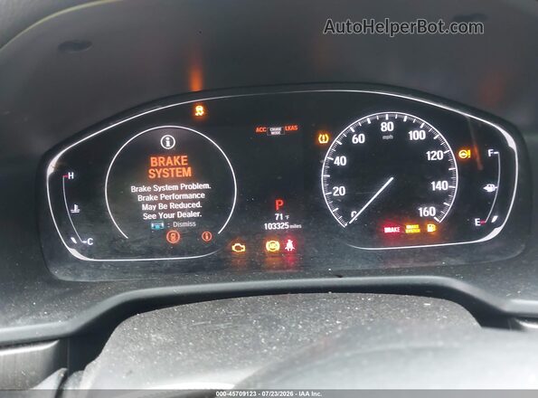1HGCV1F16LA103007 2020 HONDA ACCORD Red Հետևի նստատեղերի տեսք