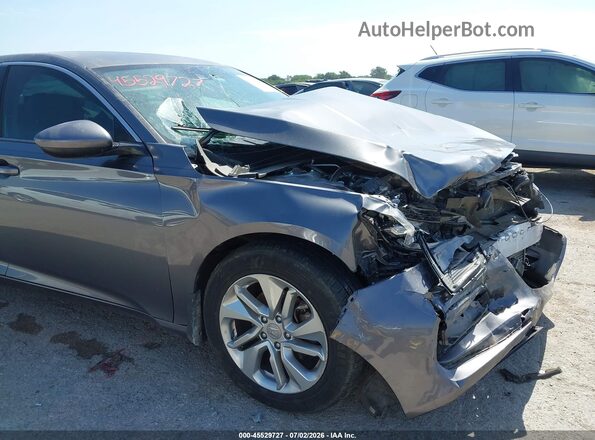 1HGCV1F16LA108806 2020 HONDA ACCORD Gray Widok z przodu