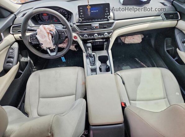 1HGCV1F16LA113293 2020 HONDA ACCORD White Вид панелі приладів