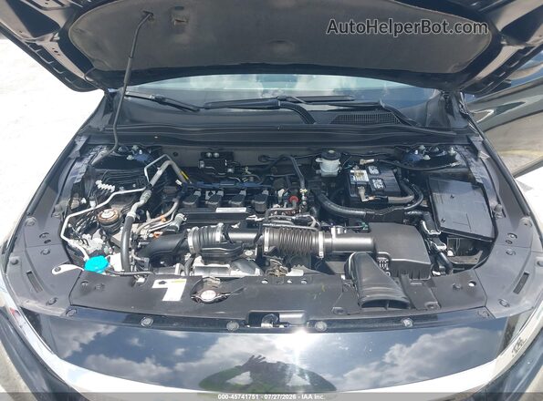 1HGCV1F16LA124357 2020 HONDA ACCORD Black Widok z tyłu