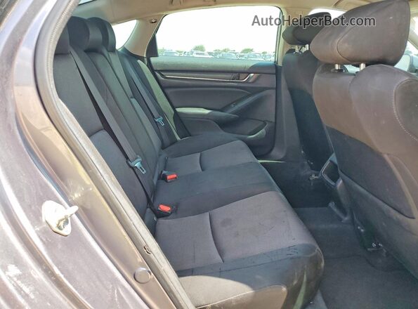 1HGCV1F16LA142096 2020 HONDA ACCORD Charcoal უკანა სავარძლების ხედი