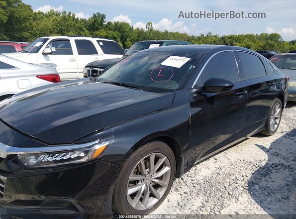 1HGCV1F16MA043697 2021 HONDA ACCORD Black Vista tres cuartos delantera izquierda