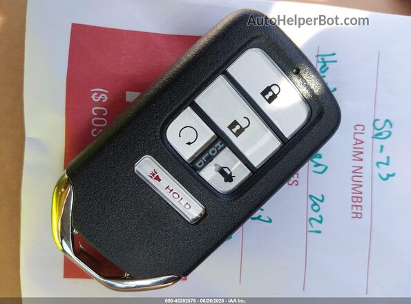 1HGCV1F16MA043697 2021 HONDA ACCORD Black Vista del salpicadero