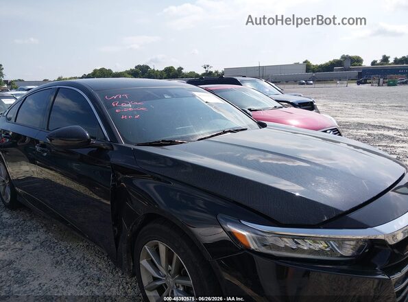 1HGCV1F16MA043697 2021 HONDA ACCORD Black Vista interior trasera