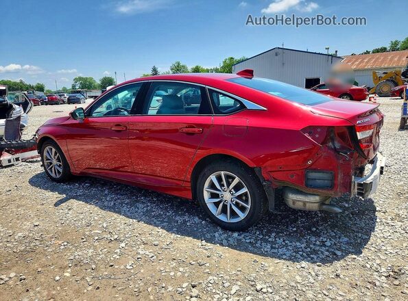 1HGCV1F16MA052061 2021 HONDA ACCORD Red Trasero izquierdo