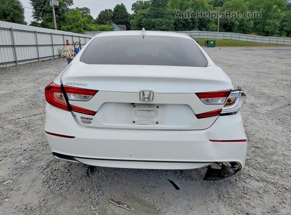 1HGCV1F16MA060080 2021 HONDA ACCORD White Rear view