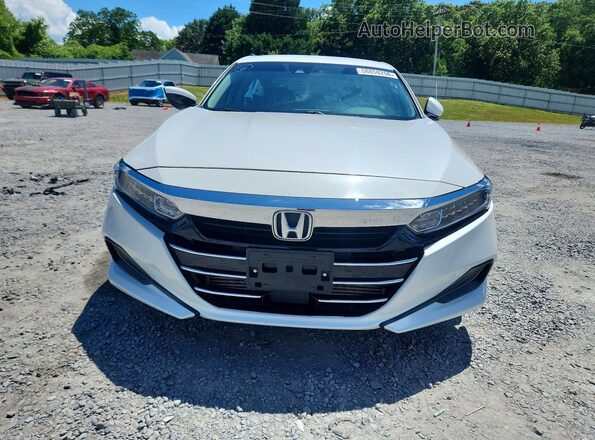 1HGCV1F16MA060080 2021 HONDA ACCORD White Front view
