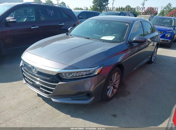 1HGCV1F16MA065439 2021 HONDA ACCORD Black Front left