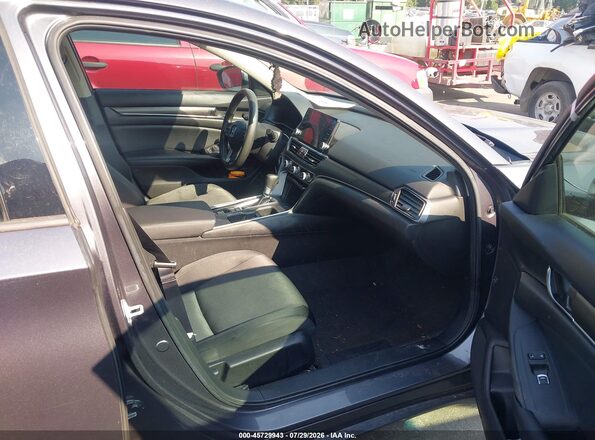 1HGCV1F16MA065439 2021 HONDA ACCORD Black Front interior view