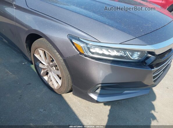 1HGCV1F16MA065439 2021 HONDA ACCORD Black Front view