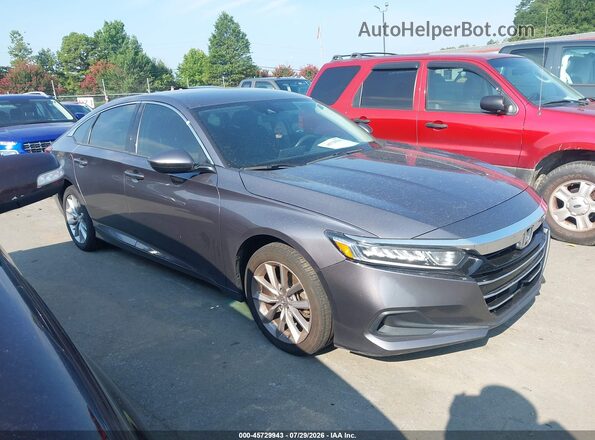1HGCV1F16MA065439 2021 HONDA ACCORD Black Rear interior view