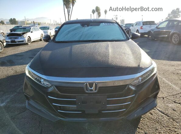 1HGCV1F16MA086775 2021 HONDA ACCORD Black Դիմացի տեսք