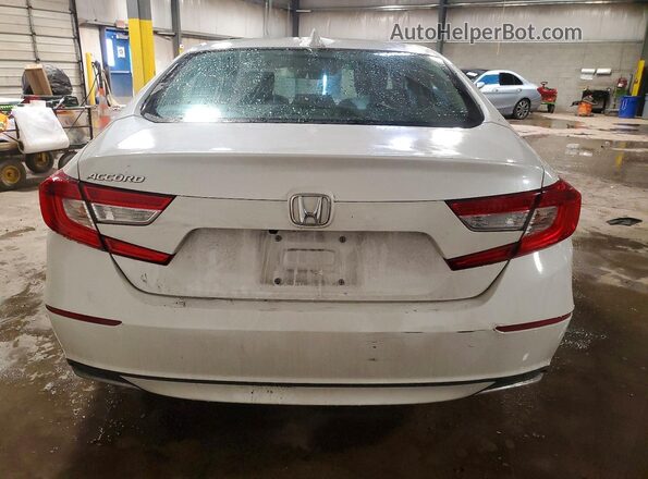 1HGCV1F16MA112890 2021 HONDA ACCORD White Rear view